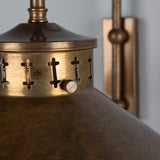 Boyd 1 Arm Brass Swan Neck Wall Light