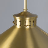 Boyd 1 Arm Brass Swan Neck Wall Light