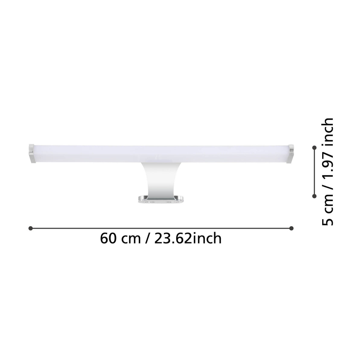 Bralmena LED Bathroom Mirror Light 60cm - Chrome