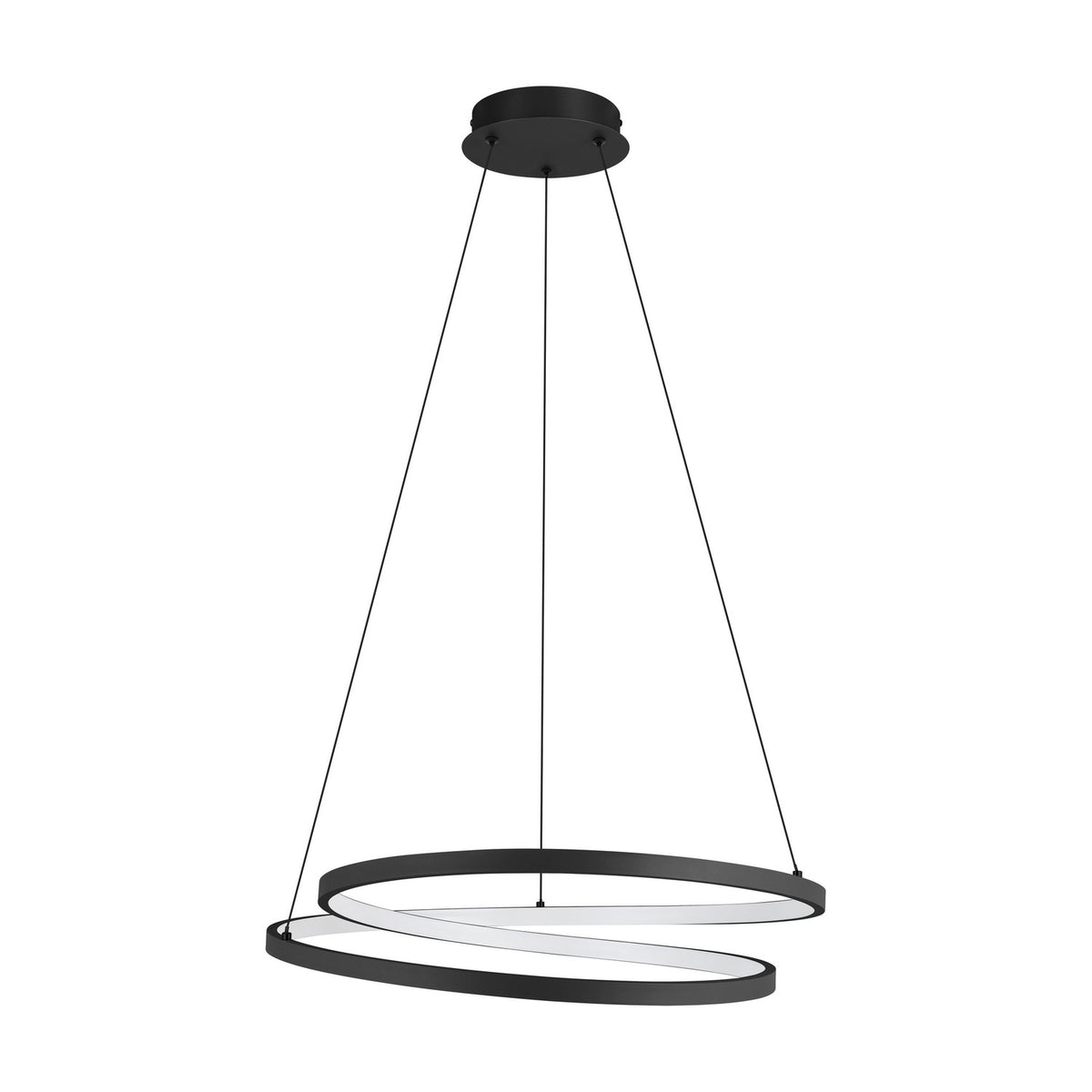 Brasmane Pendant Light 55cm - Black