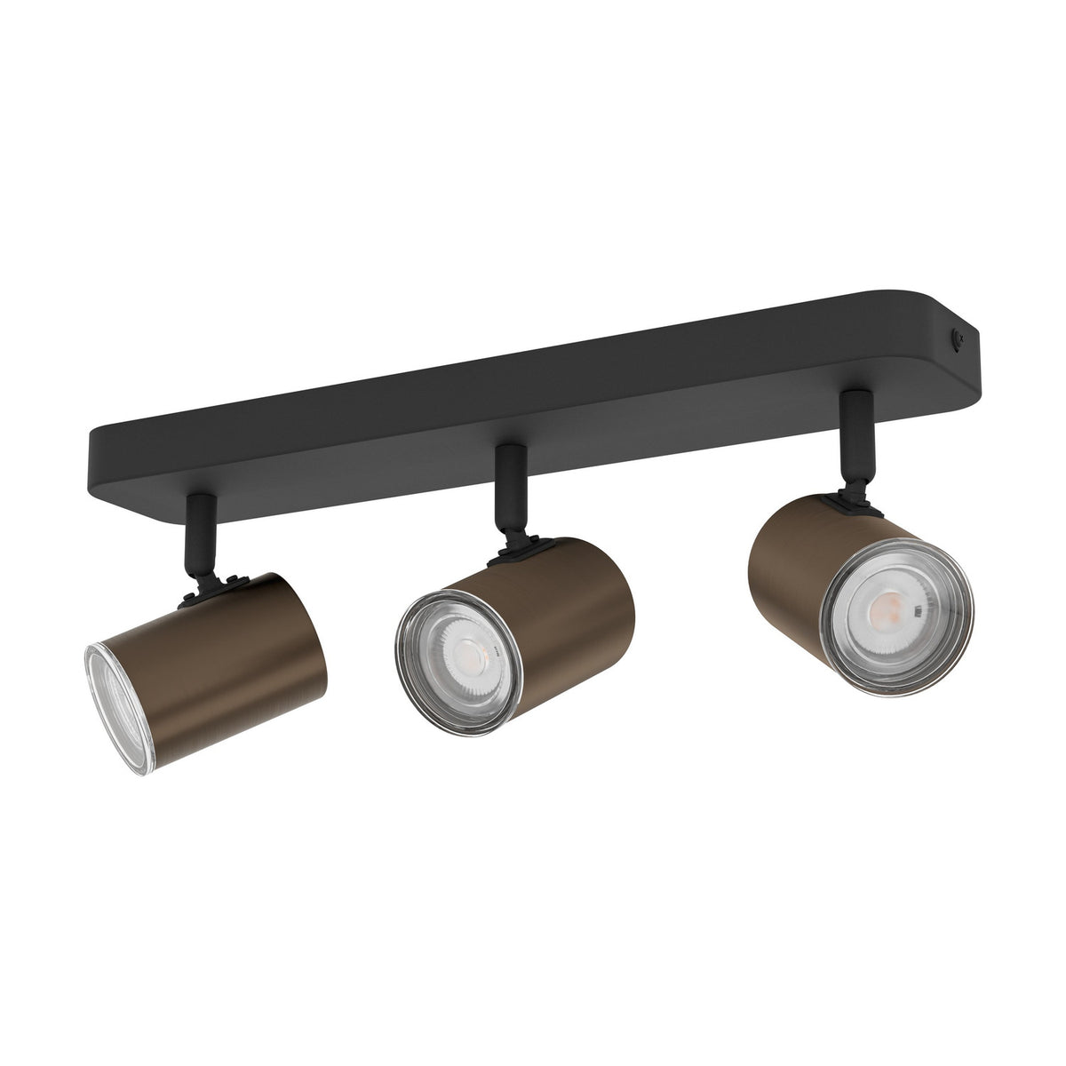 Brelora 3 Light Spotlight Bar - Bronze & Black