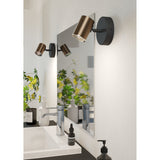 Brelora Wall Spotlight - Bronze & Black