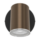 Brelora Wall Spotlight - Bronze & Black