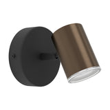 Brelora Wall Spotlight - Bronze & Black