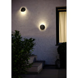 Briale LED Outdoor Wall Light - Black & White