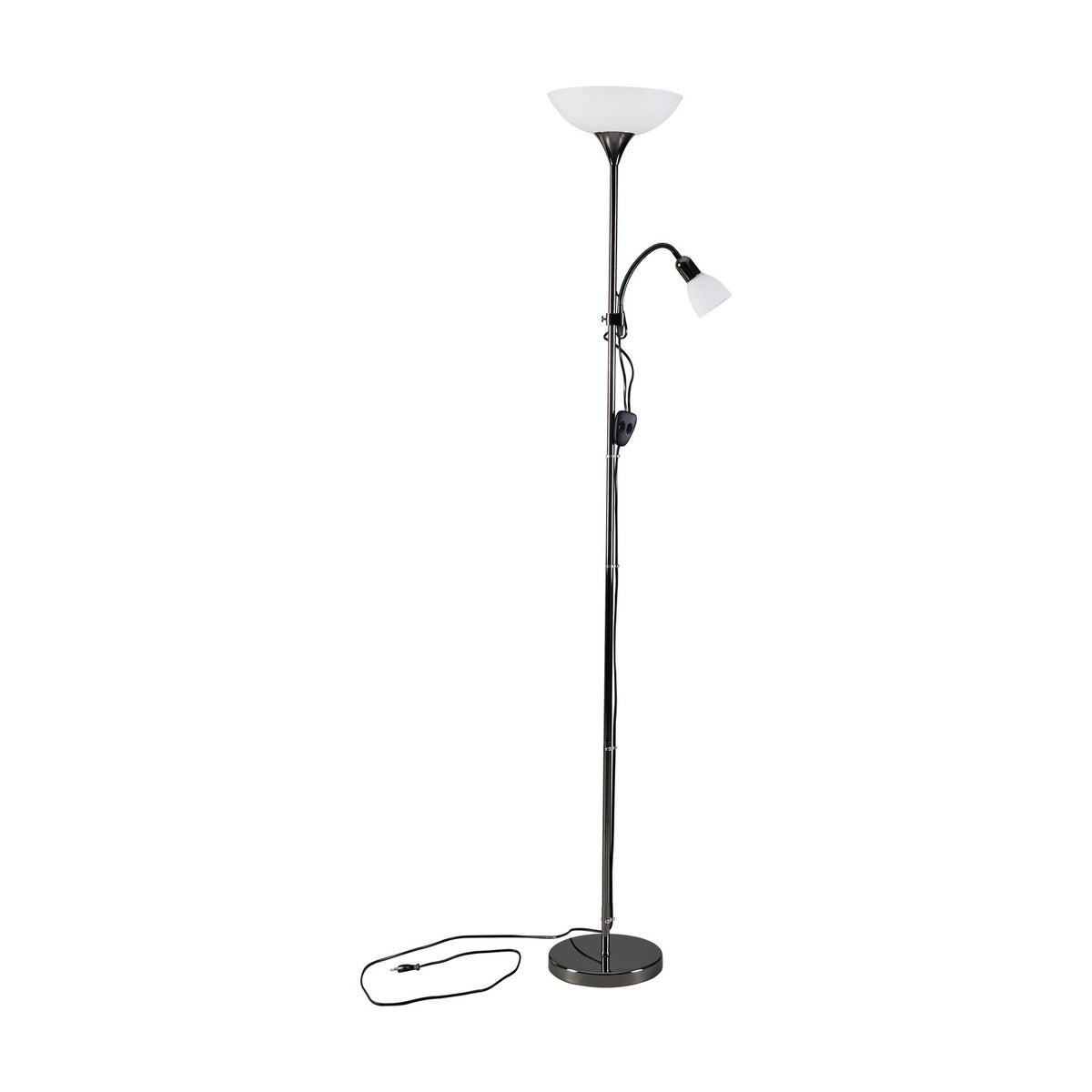 Brilbette Mother and Child Floor Lamp - Black Nickel