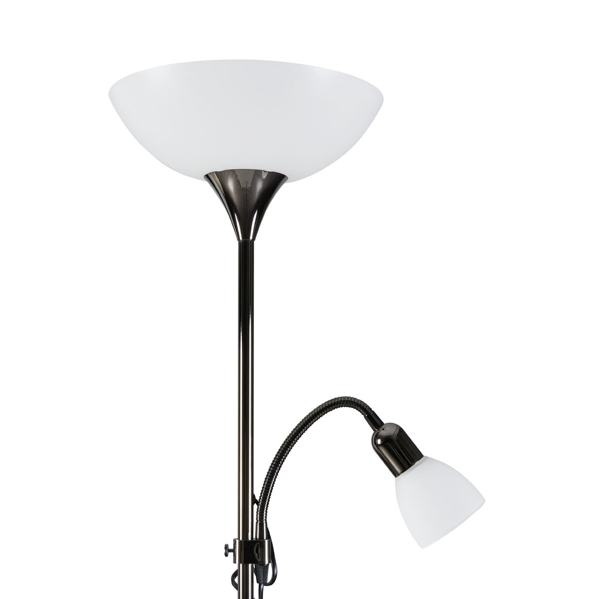 Brilbette Mother and Child Floor Lamp - Black Nickel