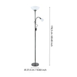 Brilbette Mother and Child Floor Lamp - Black Nickel