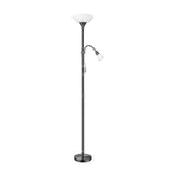 Brilbette Mother and Child Floor Lamp - Black Nickel