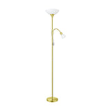 Brilbette Mother and Child Floor Lamp - Matt Brass