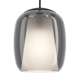 Brolbine Glass Linear Pendant Light - Black