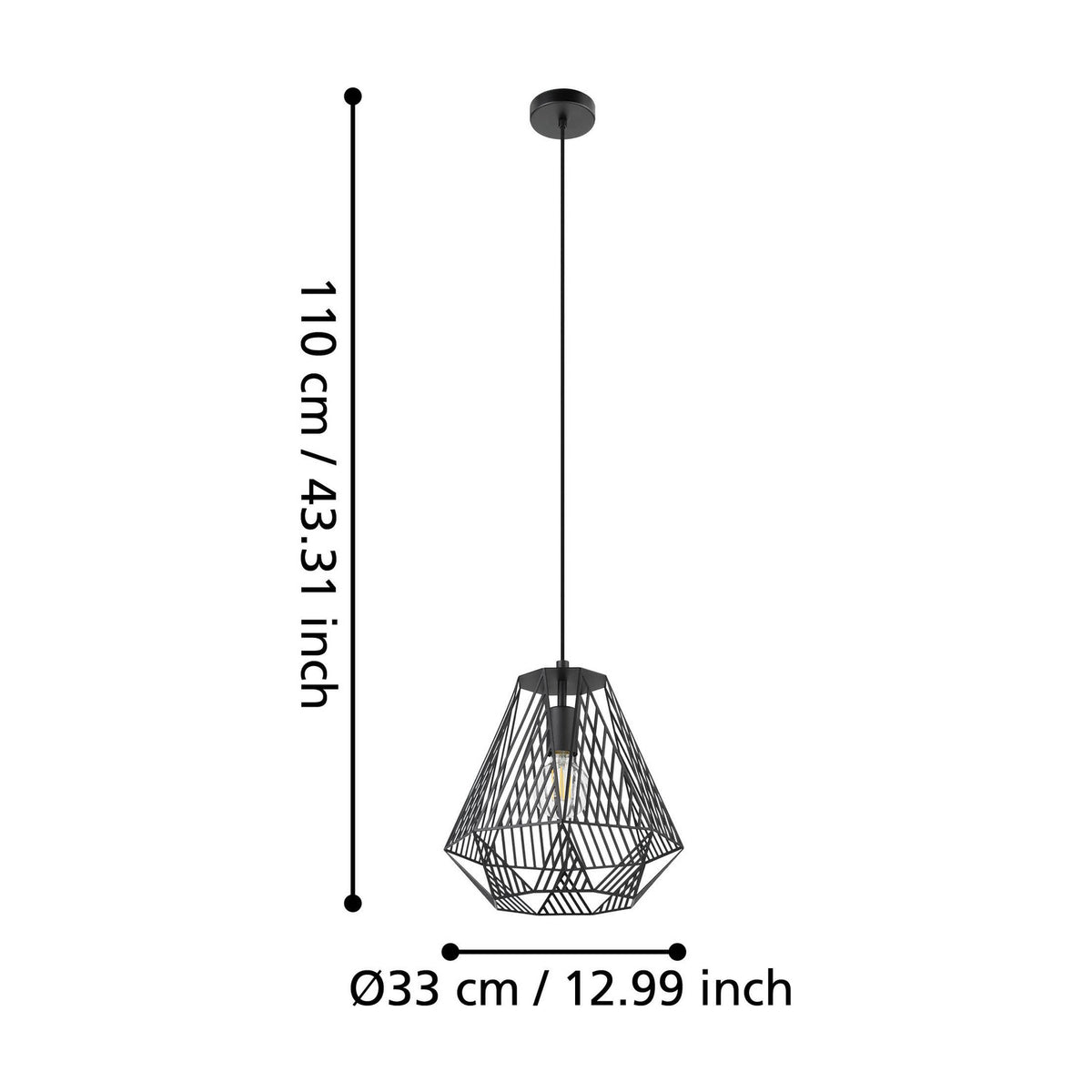 Brolvelle Pendant Light - Black