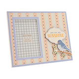 You Are My Sunshine Bird and Stripe MDF Photo Frame 6 x 4in