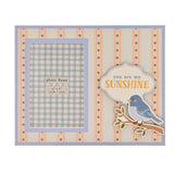 You Are My Sunshine Bird and Stripe MDF Photo Frame 6 x 4in