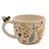 You Are My Sunshine Stoneware Mug with Mini Bee - Cream