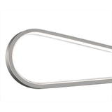 Bucle LED Linear Suspension Light 42W 3000K - Polished Chrome