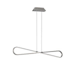 Bucle LED Linear Suspension Light 42W 3000K - Polished Chrome