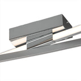 Bucle LED Semi-Flush Ceiling Light 36W -  Polished Chrome