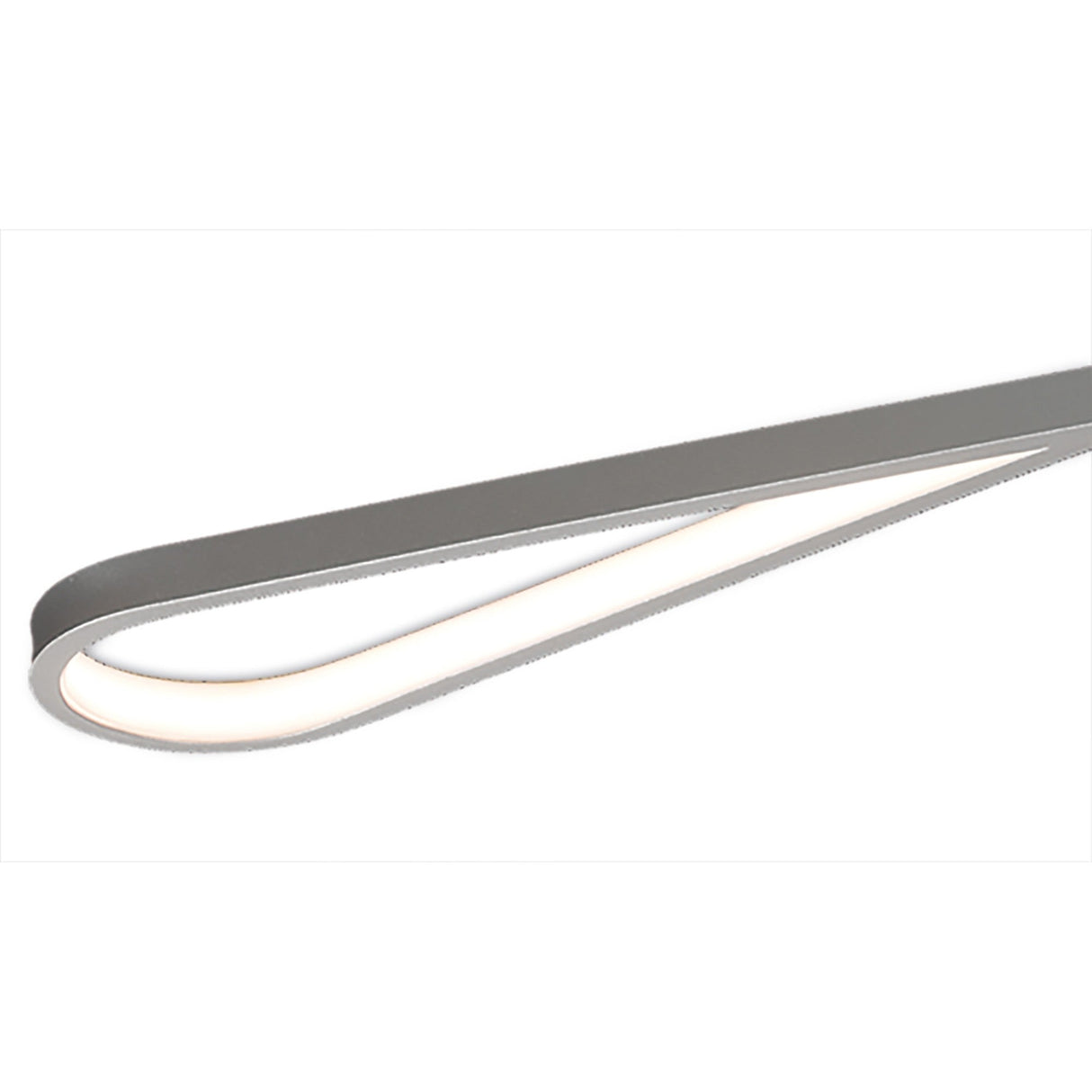 Bucle LED Semi-Flush Ceiling Light 36W -  Polished Chrome