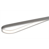 Bucle LED Semi-Flush Ceiling Light 36W -  Polished Chrome