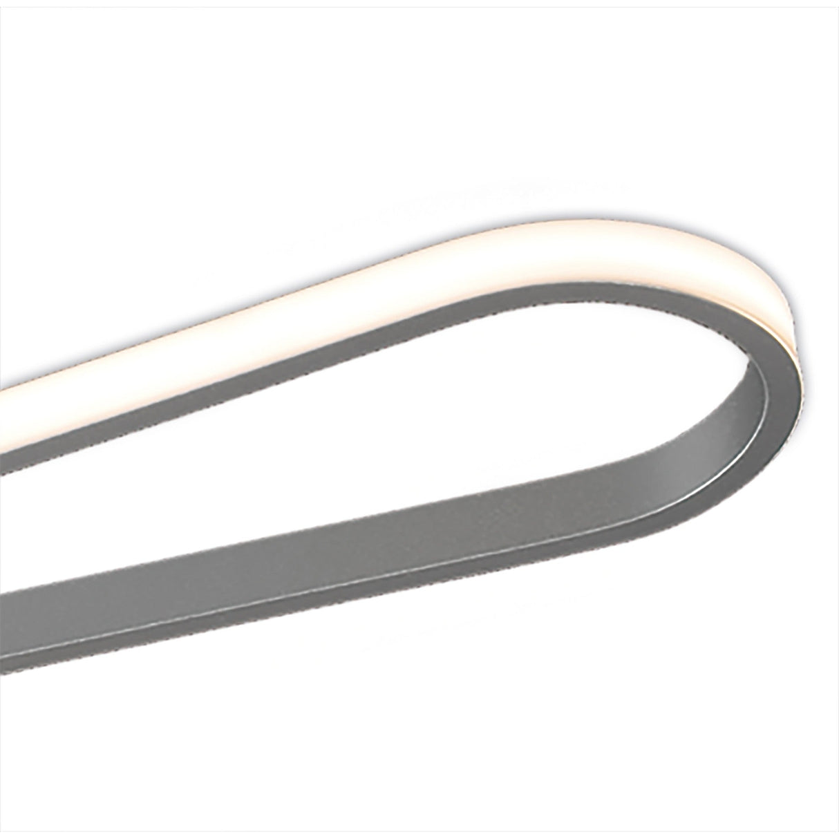 Bucle LED Semi-Flush Ceiling Light 36W -  Polished Chrome