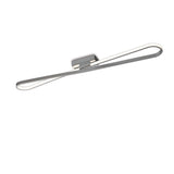 Bucle LED Semi-Flush Ceiling Light 36W -  Polished Chrome