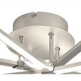 Bucle LED Semi-Flush Ceiling Light 40W - Polished Chrome