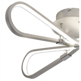 Bucle LED Semi-Flush Ceiling Light 40W - Polished Chrome