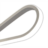 Bucle LED Semi-Flush Ceiling Light 40W - Polished Chrome