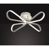 Bucle LED Semi-Flush Ceiling Light 40W - Polished Chrome