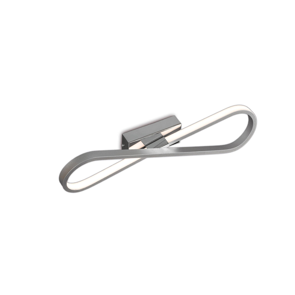 Bucle LED Wall Light 20W 3000K - Chrome/White
