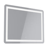 Buenavista 1 LED Bathroom Mirror - Silver