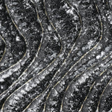 Bugrino Wall Decoration 121 x 4cm - Black