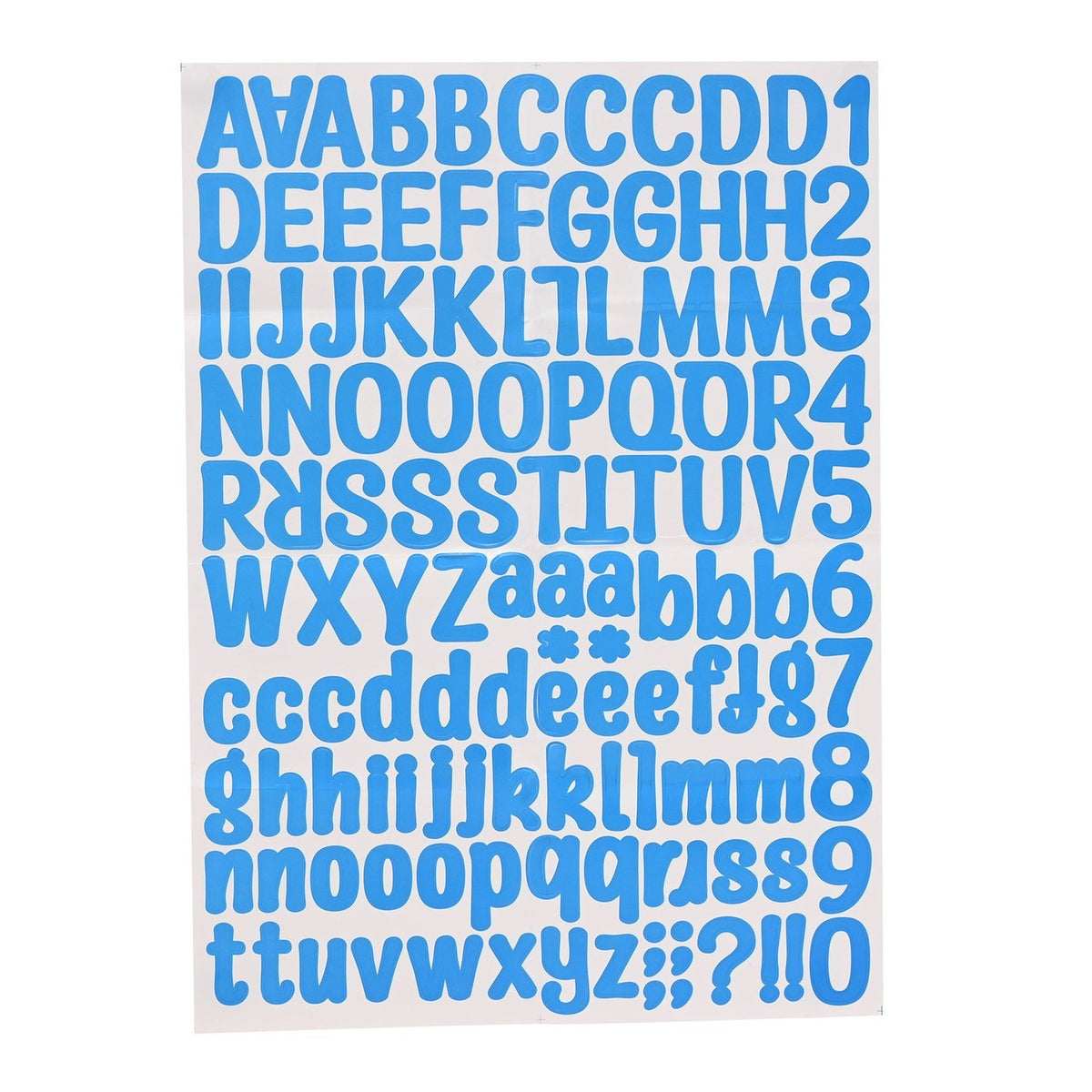 Personalisable Money Box with Full Alphabet Sticker Sheet - Blue