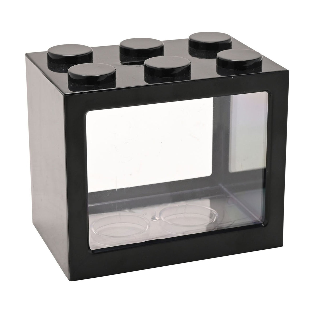 Personalisable Money Box with Full Alphabet Sticker Sheet - Black