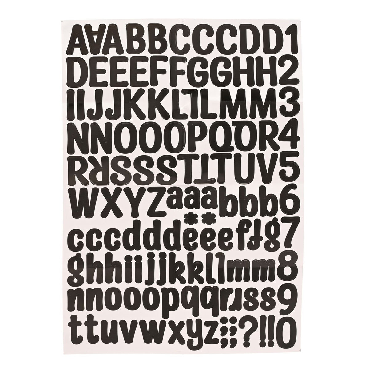 Personalisable Money Box with Full Alphabet Sticker Sheet - Black