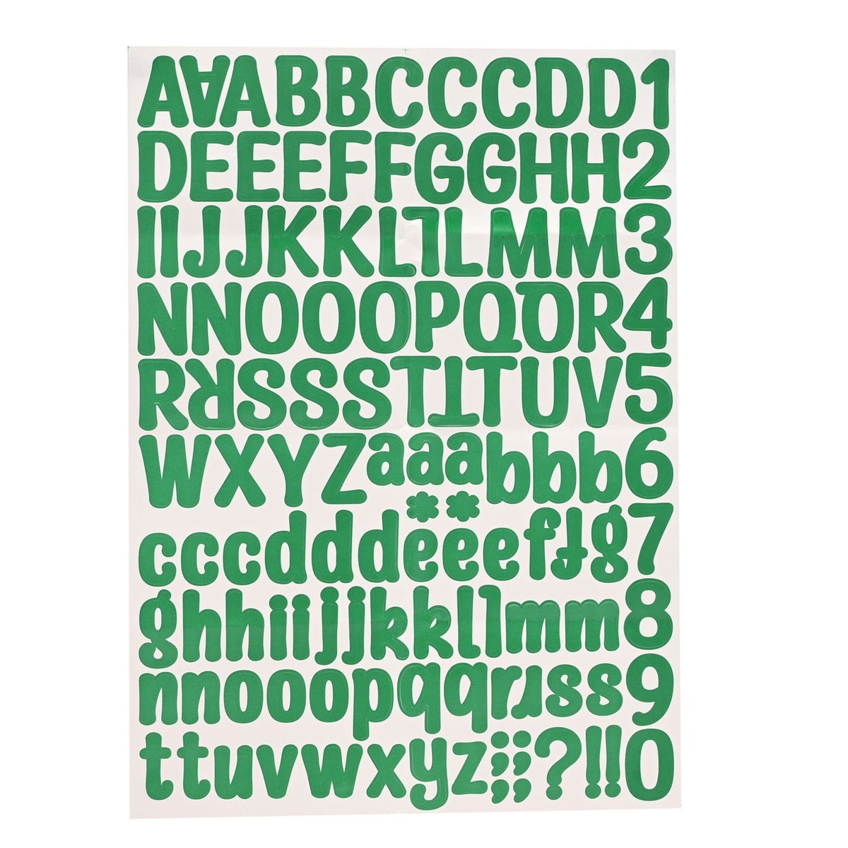 Personalisable Money Box with Full Alphabet Sticker Sheet - Green