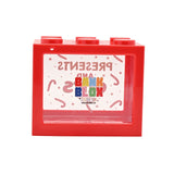Presents and Gifts Building Block Plastic Money Box - Red