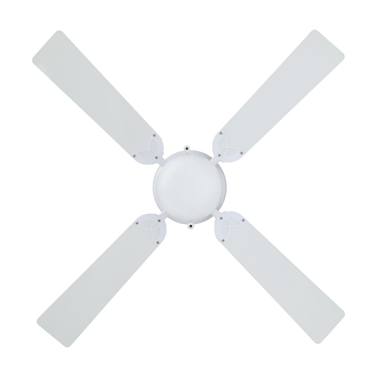 Cagliari Ceiling Fan with Light - Matt White