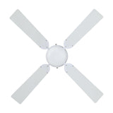 Cagliari Ceiling Fan with Light - Matt White
