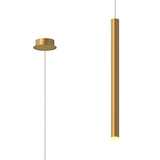 Cala 52cm Tube LED Pendant Light 6W 3000K - Gold