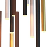 Cala 14 Light LED Cluster Pendant Light 84W 3000K - Multicoloured