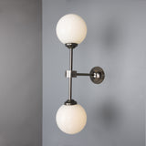 Calbrin Twin Glass Globe Wall Light
