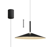 Calice 48cm Dimmable LED Pendant Light 16W 3000K - Black & White