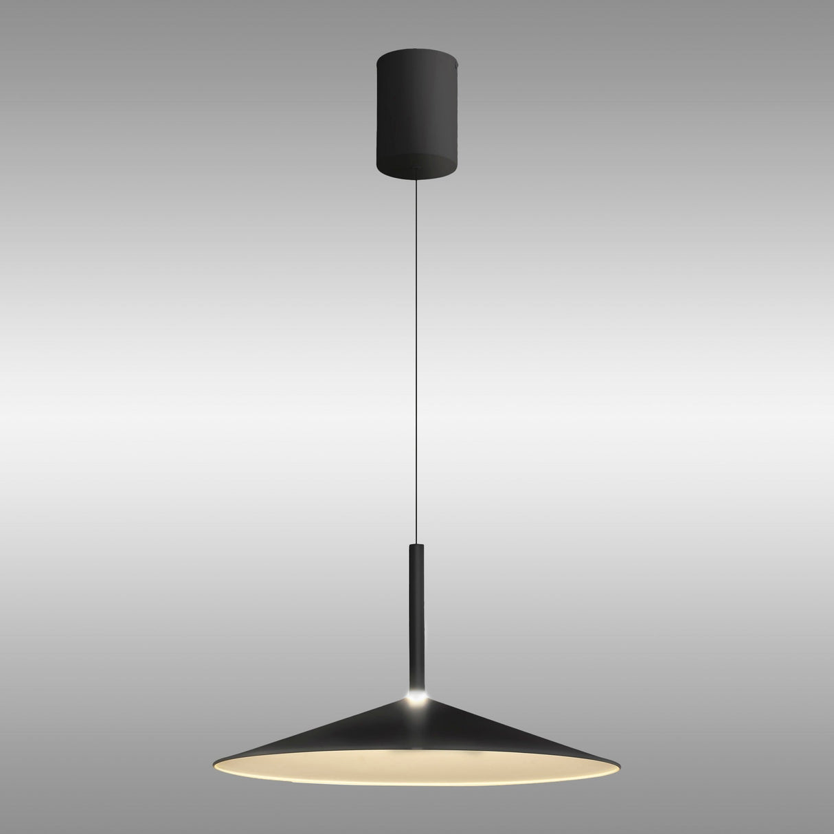 Calice 48cm Dimmable LED Pendant Light 16W 3000K - Black & White