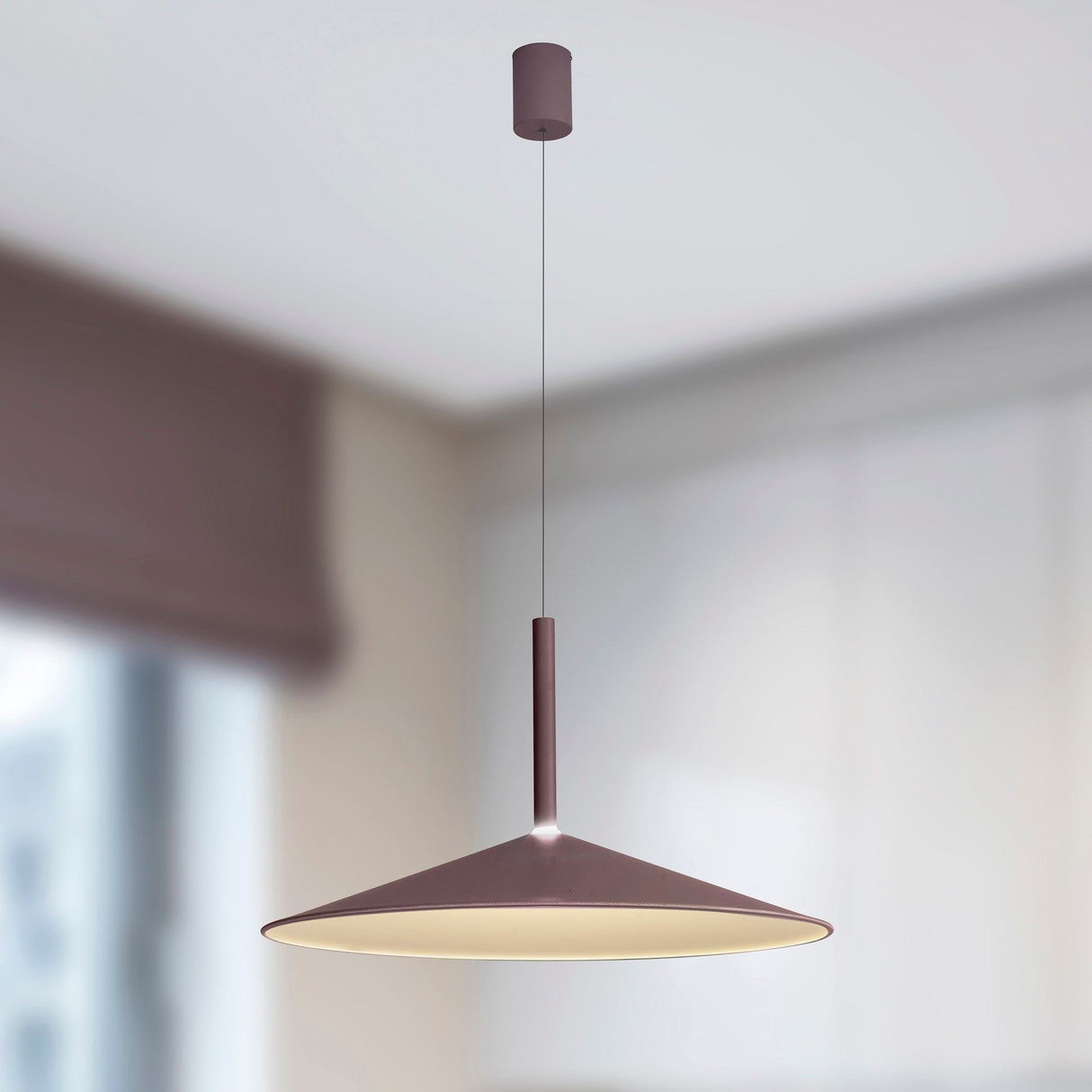 Calice 48cm LED Pendant Light 16W 3000K - Coffee & White