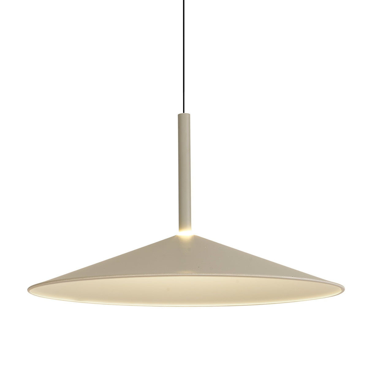 Calice 48cm Dimmable LED Pendant Light 16W 3000K - Grey & White