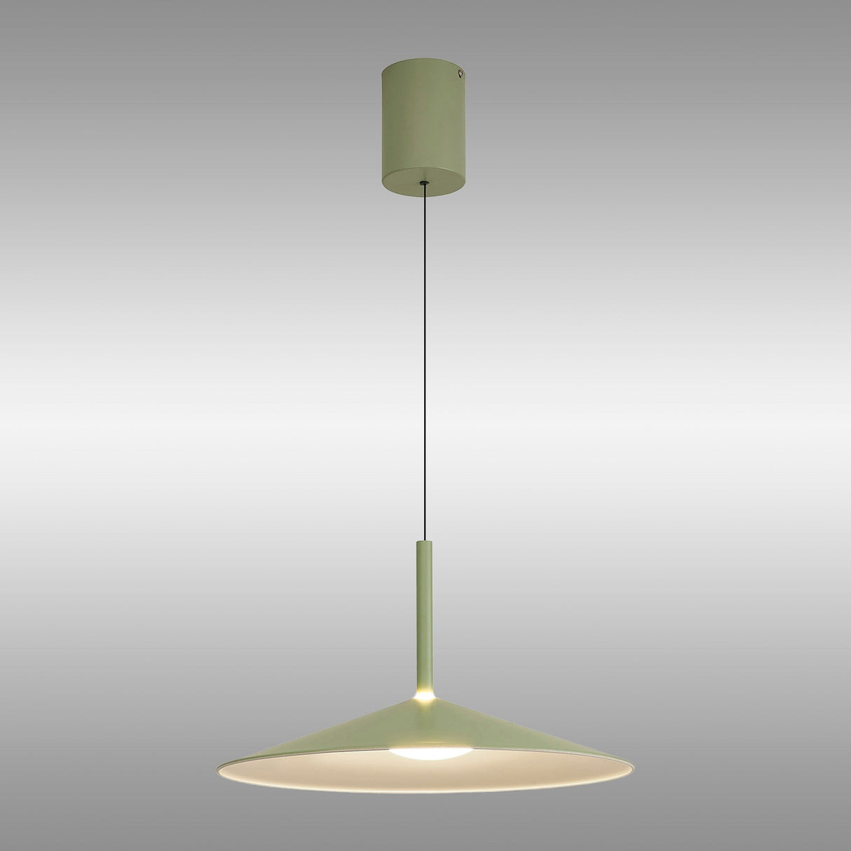 Calice 48cm Dimmable LED Pendant Light 16W 3000K - Green & White