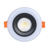 Calonge RGB LED Downlight Set of 3 - Black & White