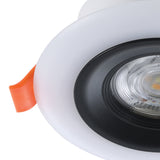 Calonge RGB LED Downlight Set of 3 - Black & White